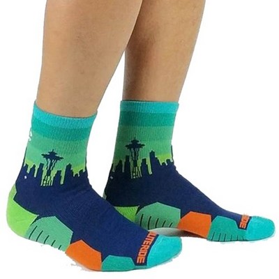 Ankle cut custom knit casual Socks, 200 needles
